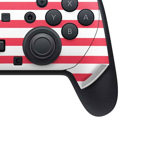 Nautical Stripes Nintendo Switch 2 (2025) Pro Controller Skin
