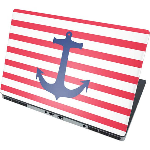 Nautical Stripes Dell Precision Skin