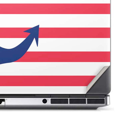 Nautical Stripes Dell Precision Skin