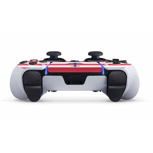 Nautical Stripes PS5 DualSense Edge Pro Controller Skin