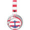 Nautical Stripes Surface Headphones Skin