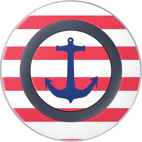 Nautical Stripes Wireless Charger Skin