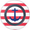 Nautical Stripes Wireless Charger Skin