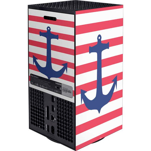 Nautical Stripes Xbox Series X Bundle Skin