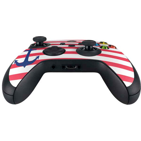 Nautical Stripes Xbox Series X Controller Skin