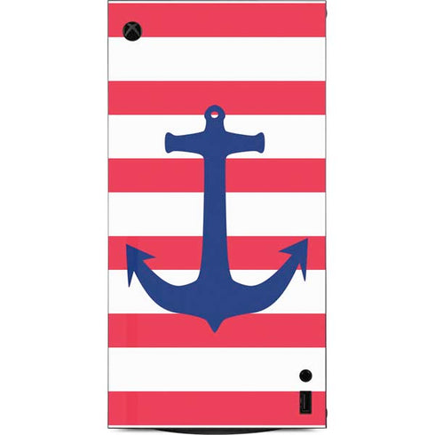 Nautical Stripes XBox Series X Digital Edition Console Skin