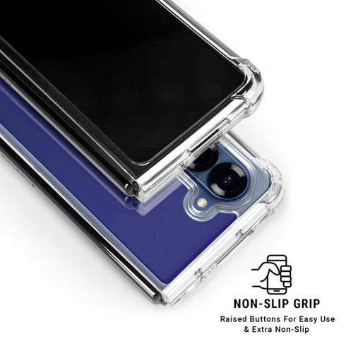 Navy Galaxy Z Fold6 Clear Case