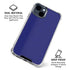 Navy iPhone 15 Clear Case