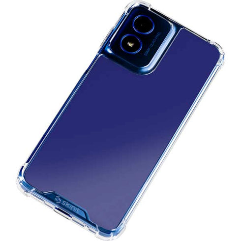 Navy Moto G 5G (2024) Clear Case