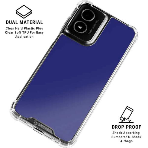 Navy Moto G Power 5G (2024) Clear Case