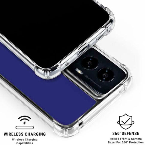 Navy Moto G Power 5G (2024) Clear Case