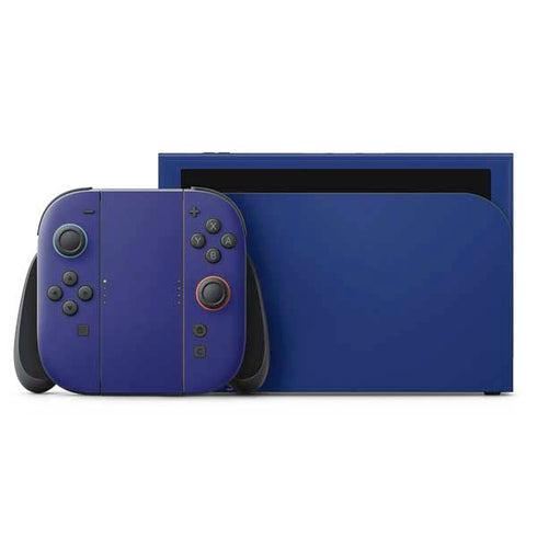Navy Nintendo Switch 2 (2025) with Joy-Con Skin