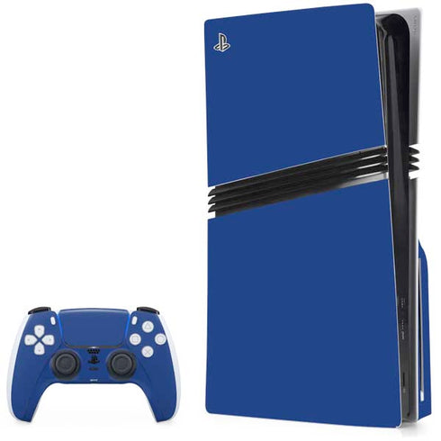 Navy PS5 Pro Disk Bundle Skin