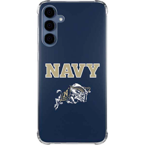 United States Naval Academy Navy Logo Galaxy A35 5G Clear Case
