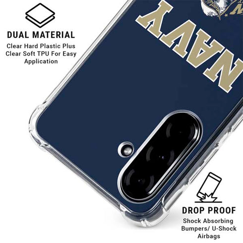 United States Naval Academy Navy Logo Galaxy A36 5G Clear Case