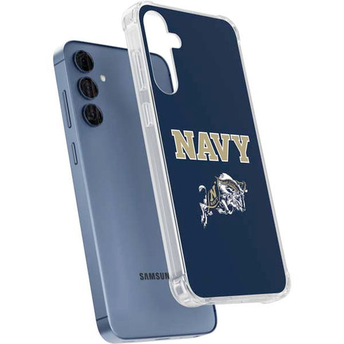 United States Naval Academy Navy Logo Galaxy A55 5G Clear Case