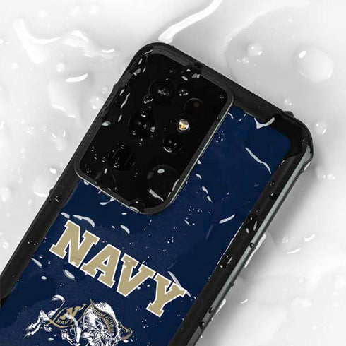 United States Naval Academy Navy Logo Galaxy S24 Ultra Waterproof Case