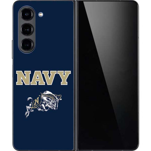 United States Naval Academy Navy Logo Galaxy Z Fold5 5G Skin