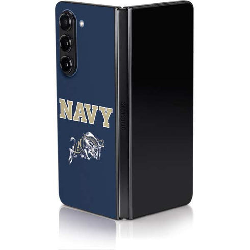 United States Naval Academy Navy Logo Galaxy Z Fold5 5G Skin