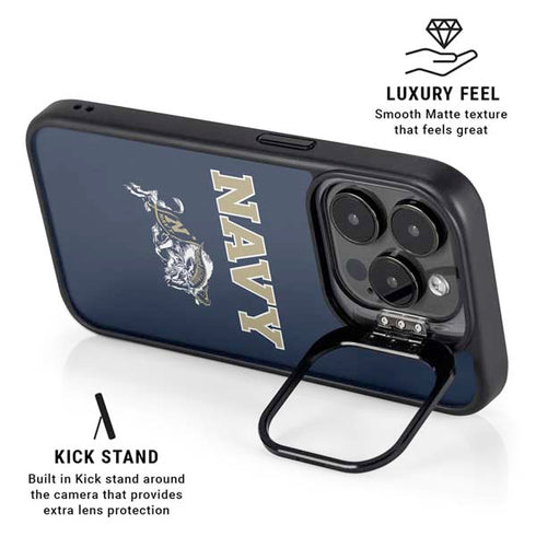 United States Naval Academy Navy Logo iPhone 13 Pro Kickstand Case