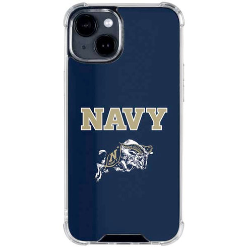United States Naval Academy Navy Logo iPhone 15 Clear Case
