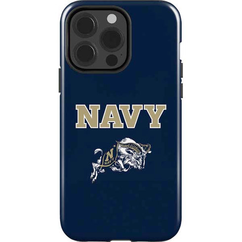 United States Naval Academy Navy Logo iPhone 15 Pro Impact Case