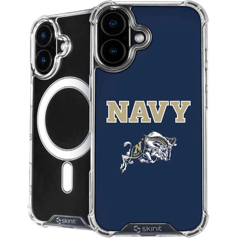 United States Naval Academy Navy Logo iPhone 16 MagSafe Case