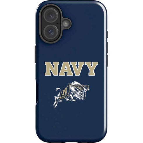 United States Naval Academy Navy Logo iPhone 16 Plus Impact Case