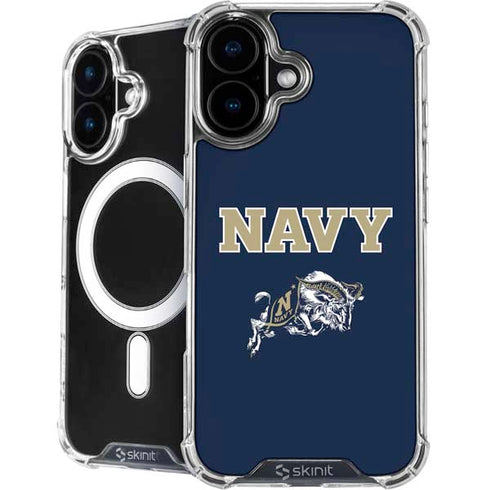 United States Naval Academy Navy Logo iPhone 16 Plus MagSafe Case