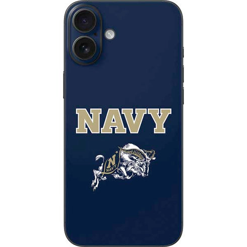 United States Naval Academy Navy Logo iPhone 16 Plus Skin