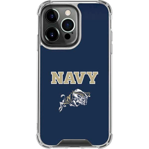 United States Naval Academy Navy Logo iPhone 16 Pro Clear Case
