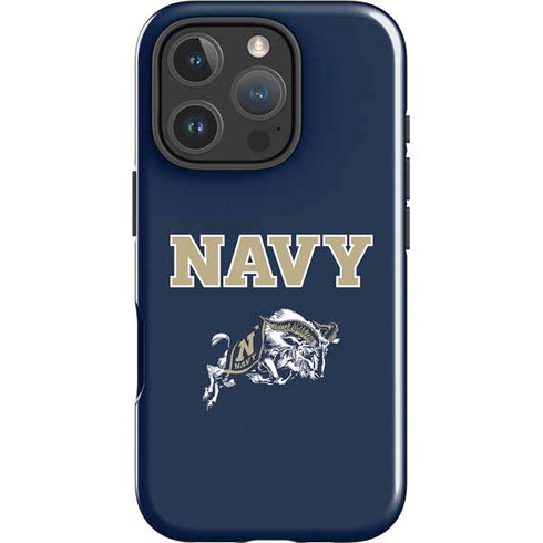 United States Naval Academy Navy Logo iPhone 16 Pro Impact Case