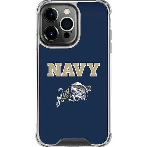 United States Naval Academy Navy Logo iPhone 16 Pro Max Clear Case