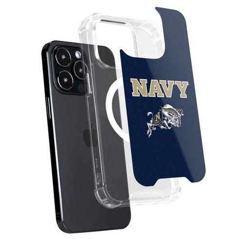United States Naval Academy Navy Logo iPhone 16 Pro Max MagSafe Case
