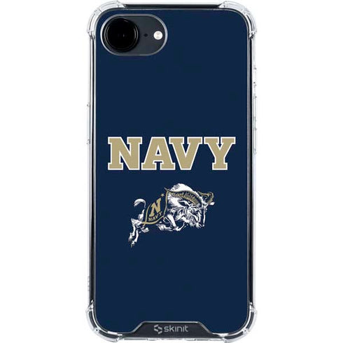 United States Naval Academy Navy Logo iPhone 16e Clear Case