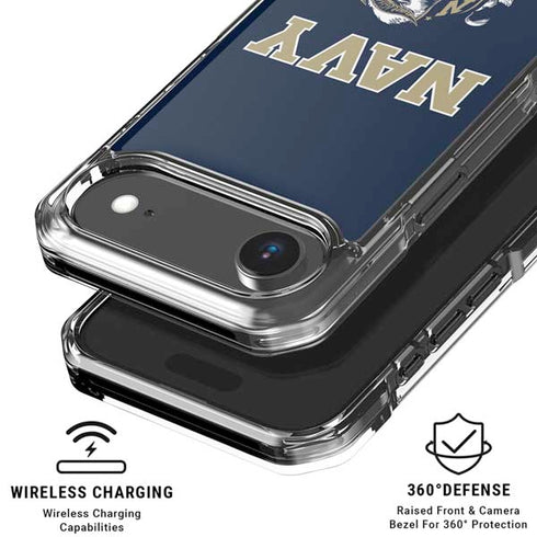 United States Naval Academy Navy Logo iPhone 17 Air Clear Case