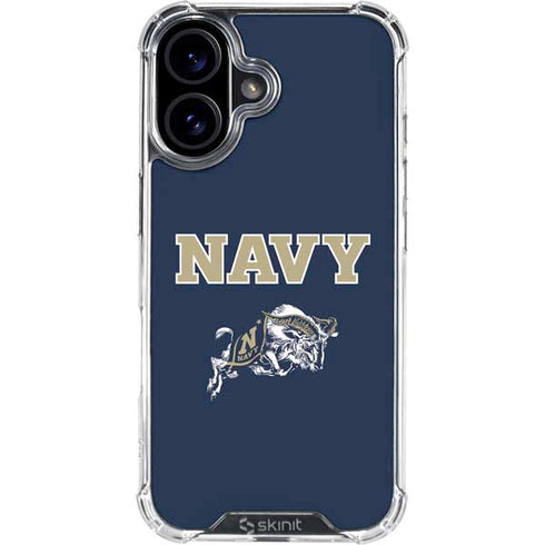 United States Naval Academy Navy Logo iPhone 17 Clear Case