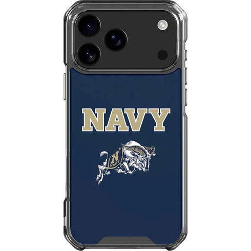 United States Naval Academy Navy Logo iPhone 17 Pro Max Clear Case