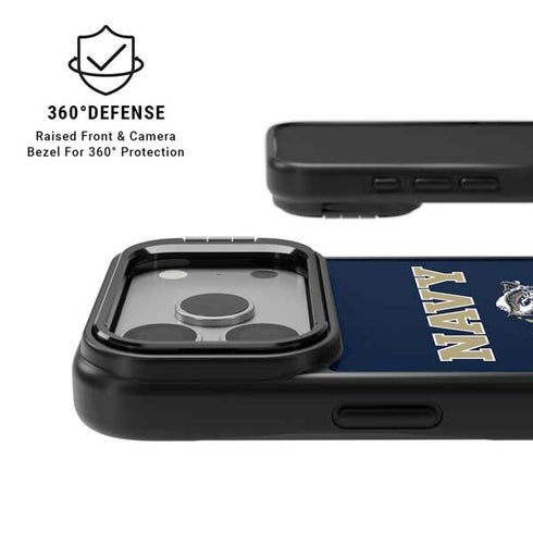 United States Naval Academy Navy Logo iPhone 17 Pro Max Kickstand Case