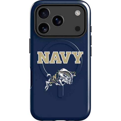 United States Naval Academy Navy Logo iPhone 17 Pro Max Magsafe Impact Case