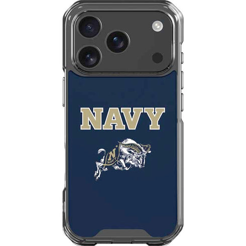 United States Naval Academy Navy Logo iPhone 18 Pro Clear Case