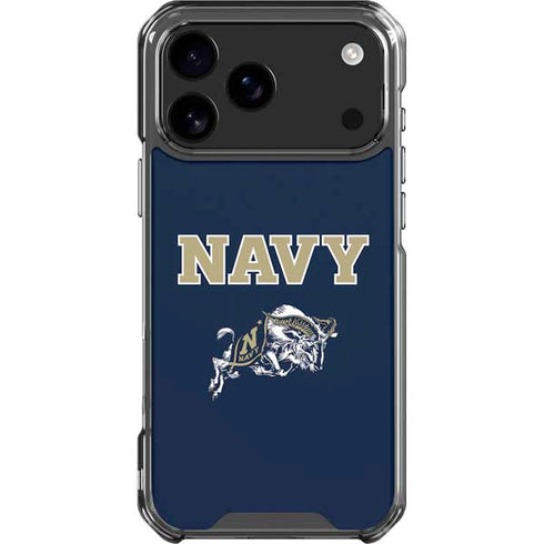 United States Naval Academy Navy Logo iPhone 18 Pro Max Clear Case