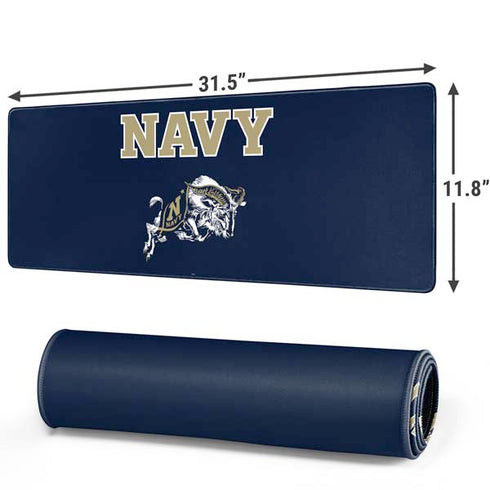 United States Naval Academy Navy Logo Gaming Mouse Pad