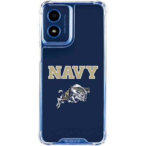 United States Naval Academy Navy Logo Moto G 5G (2024) Clear Case