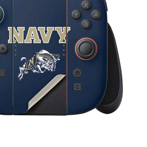 United States Naval Academy Navy Logo Nintendo Switch 2 (2025) Joy-Con Controller Skin