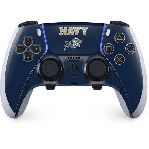 United States Naval Academy Navy Logo PS5 DualSense Edge Pro Controller Skin