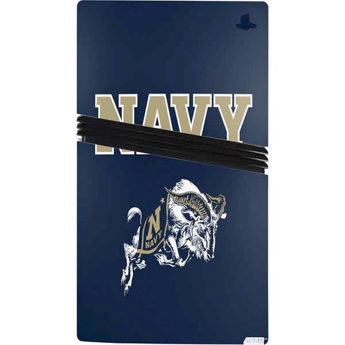 United States Naval Academy Navy Logo PS5 Pro Console Skin