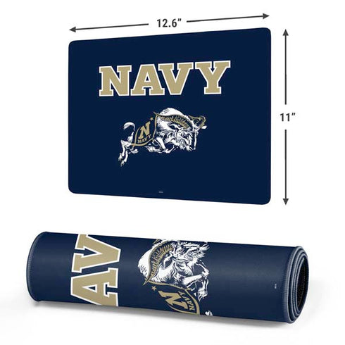 United States Naval Academy Navy Logo Gaming Mouse Pad