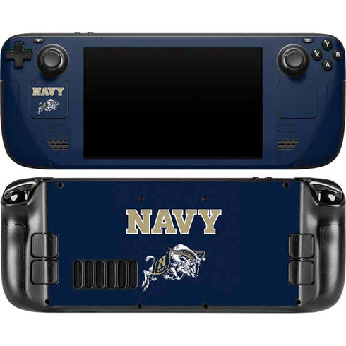 United States Naval Academy Navy Logo Steam Deck Handheld Gaming Computer Skin