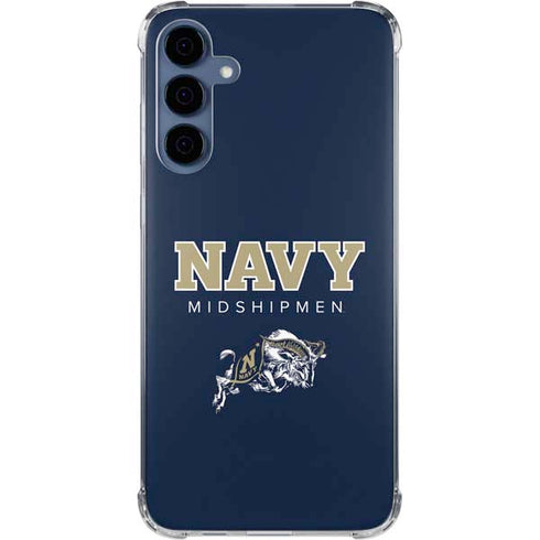 United States Naval Academy Midshipmen Galaxy A55 5G Clear Case